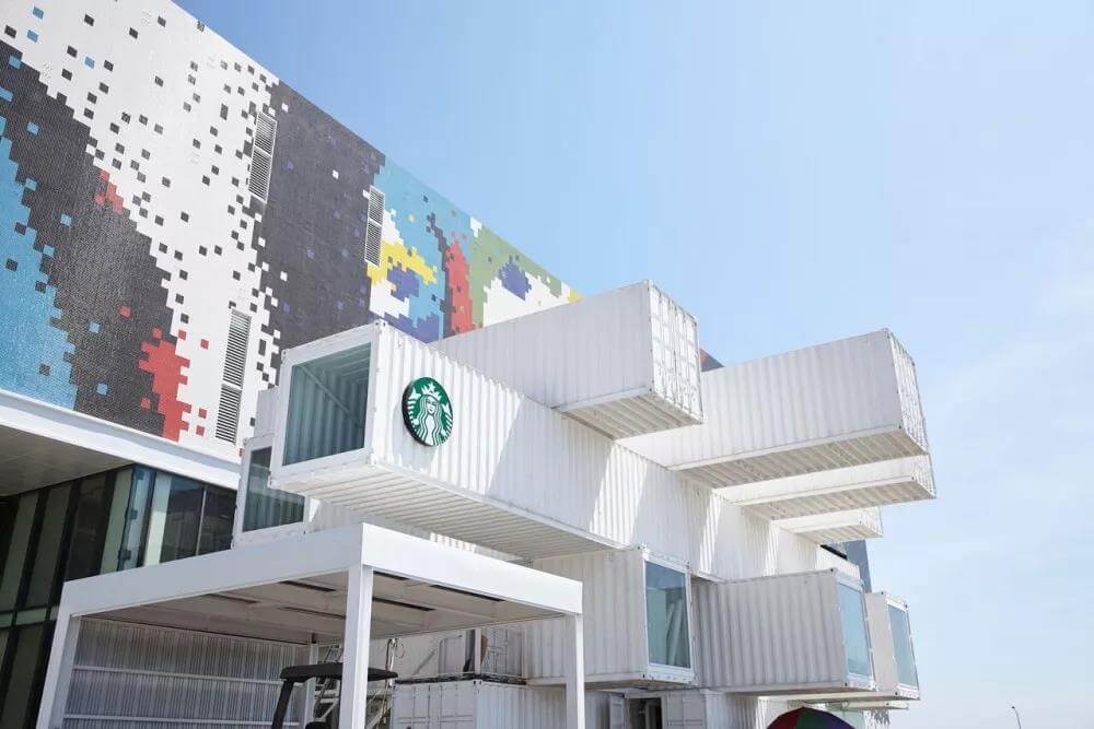 惠州由隈研吾设计，星巴克在台湾的首家集装箱门店！